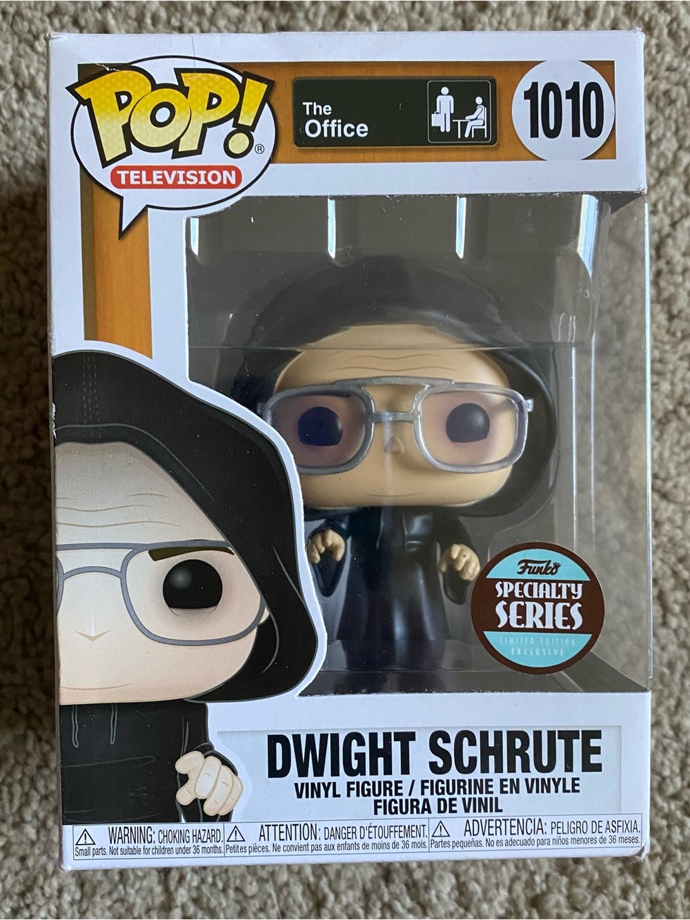 Funko Pop The Office Dwight Schrute Dark Lord figure  #1010